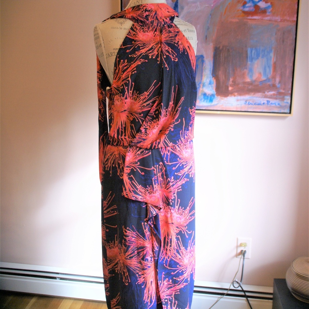 NWT Halston Heritage Sleeveless Mock Neck Dress